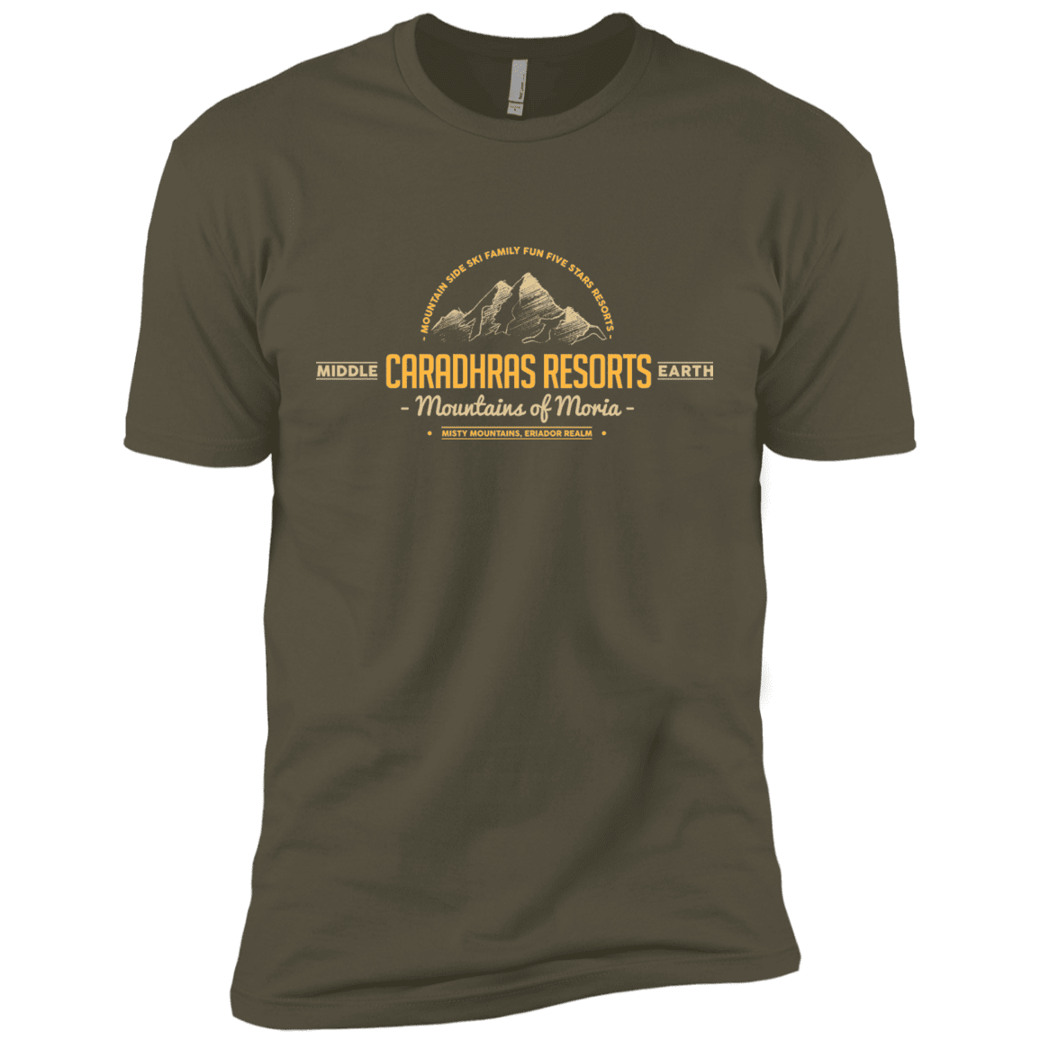 T-Shirts Military Green / X-Small Caradhras Resorts Men's Premium T-Shirt