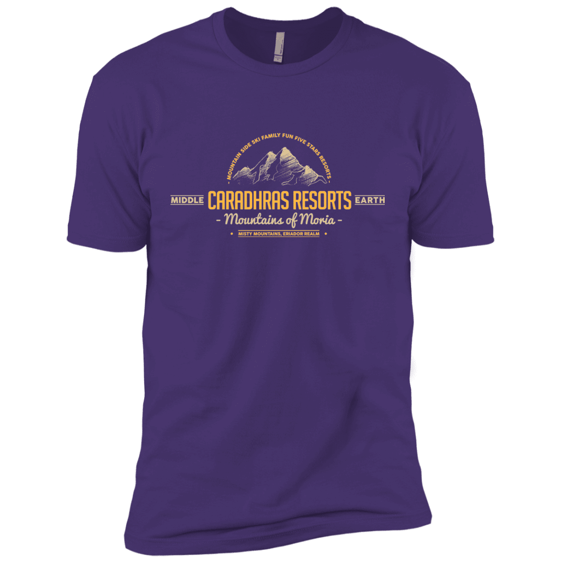 T-Shirts Purple / X-Small Caradhras Resorts Men's Premium T-Shirt