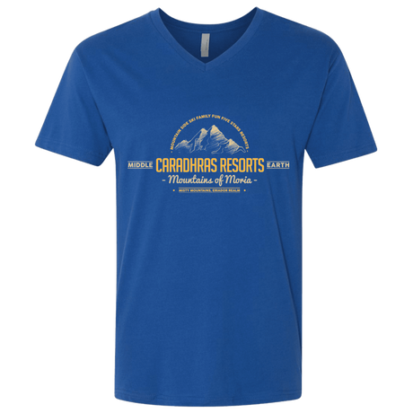 T-Shirts Royal / X-Small Caradhras Resorts Men's Premium V-Neck