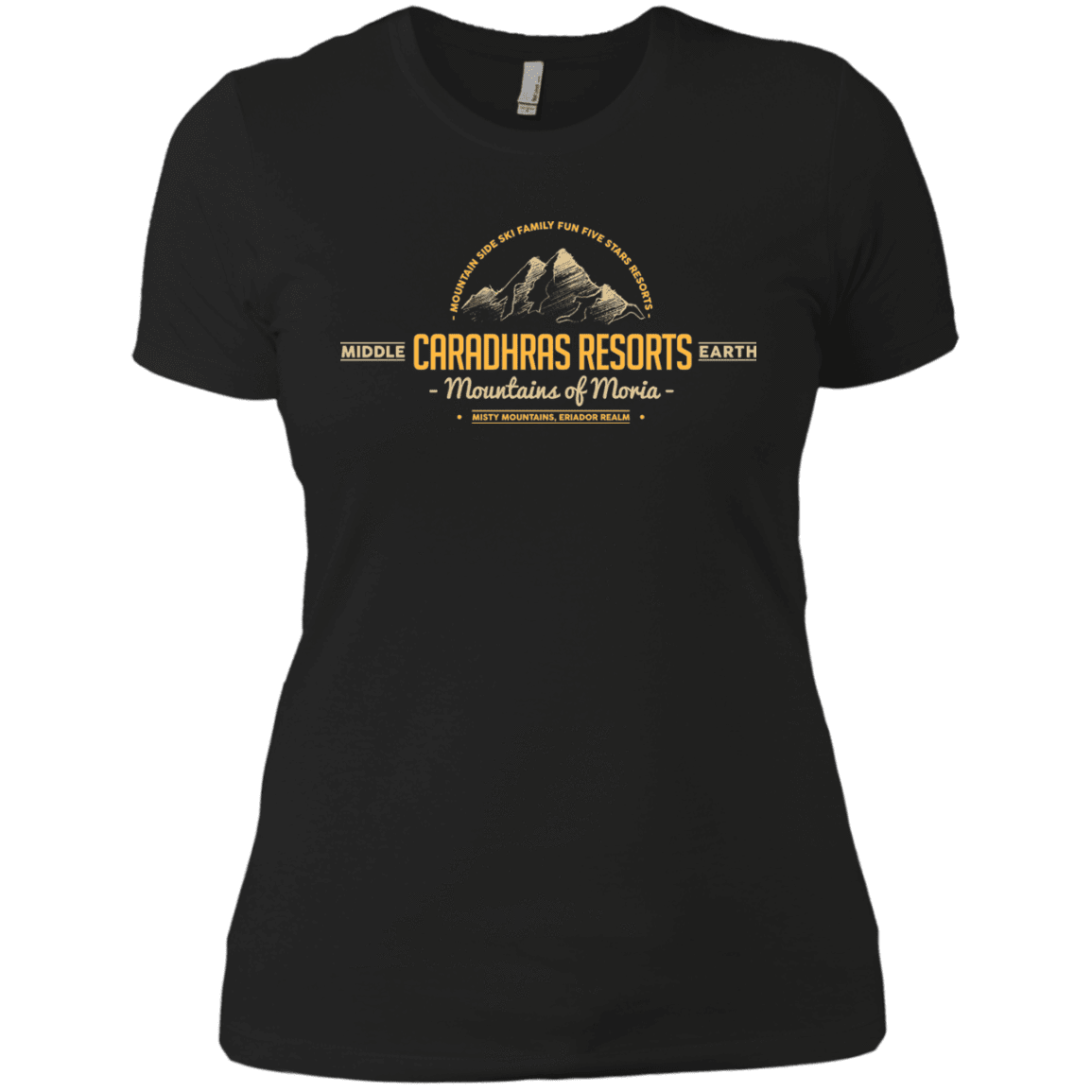 T-Shirts Black / X-Small Caradhras Resorts Women's Premium T-Shirt