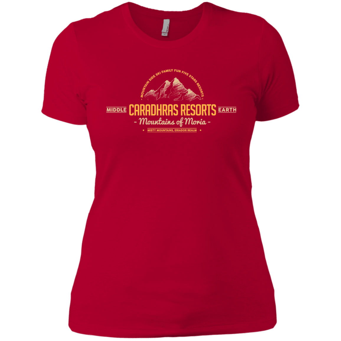 T-Shirts Red / X-Small Caradhras Resorts Women's Premium T-Shirt