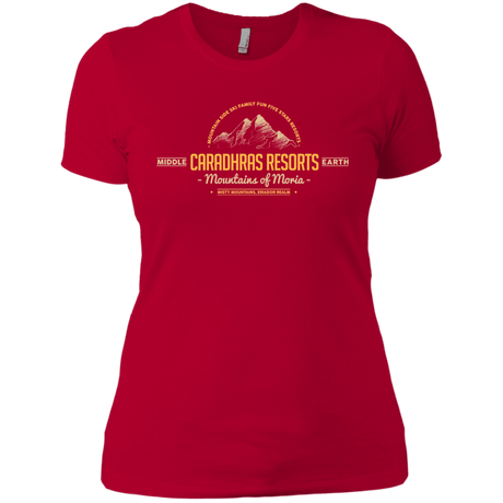 T-Shirts Red / X-Small Caradhras Resorts Women's Premium T-Shirt