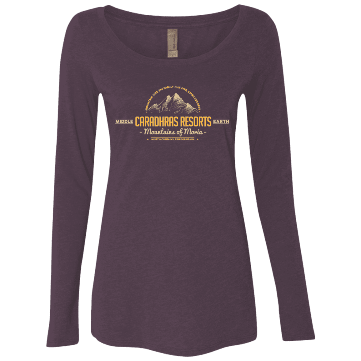 T-Shirts Vintage Purple / Small Caradhras Resorts Women's Triblend Long Sleeve Shirt
