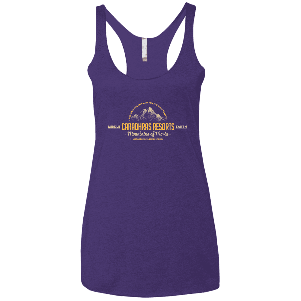 T-Shirts Purple / X-Small Caradhras Resorts Women's Triblend Racerback Tank