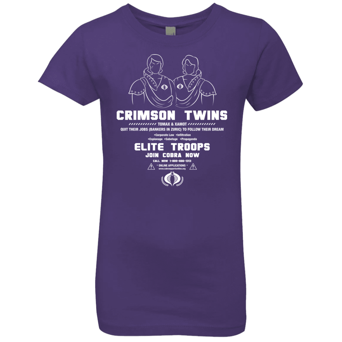 T-Shirts Purple Rush / YXS Career Opportunities Girls Premium T-Shirt