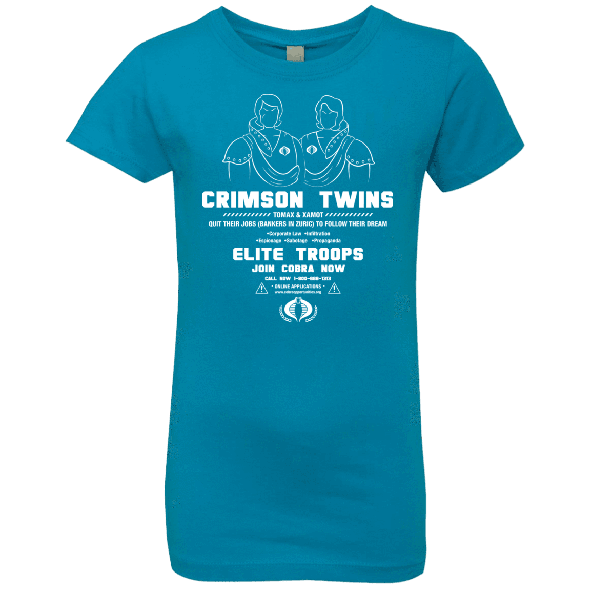 T-Shirts Turquoise / YXS Career Opportunities Girls Premium T-Shirt