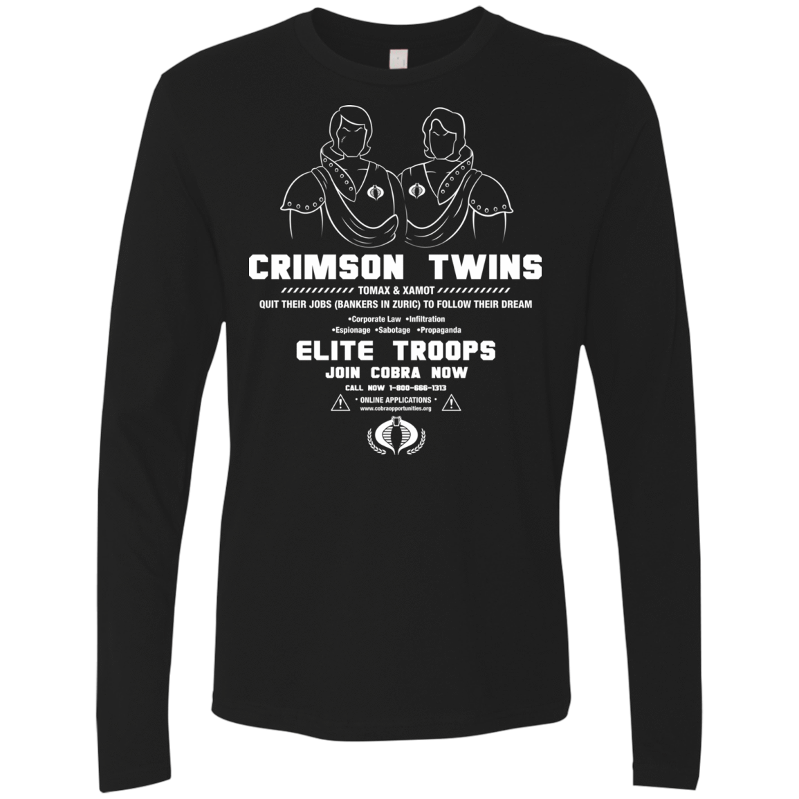 T-Shirts Black / S Career Opportunities Men's Premium Long Sleeve