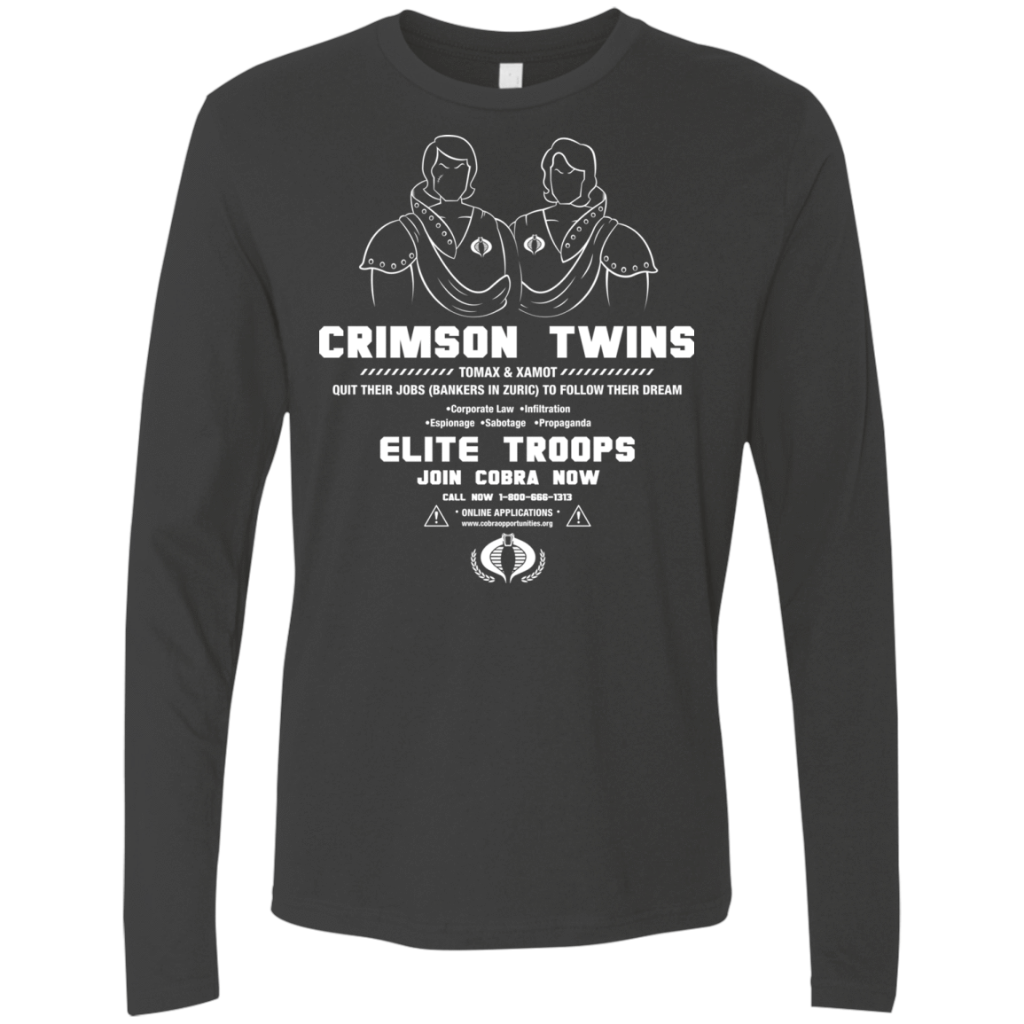 T-Shirts Heavy Metal / S Career Opportunities Men's Premium Long Sleeve