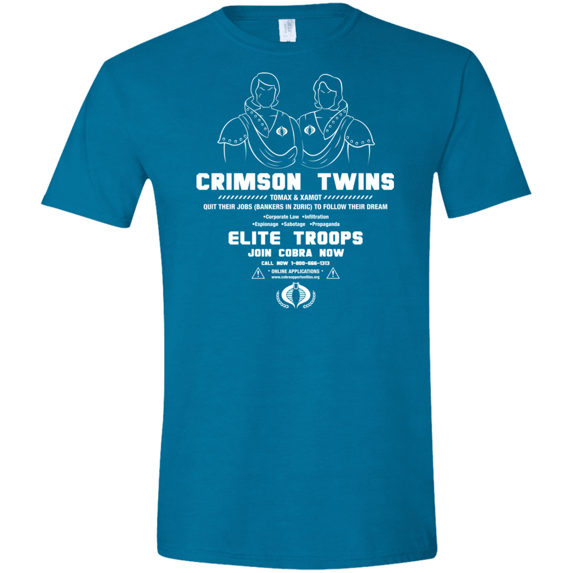 T-Shirts Antique Sapphire / S Career Opportunities Men's Semi-Fitted Softstyle