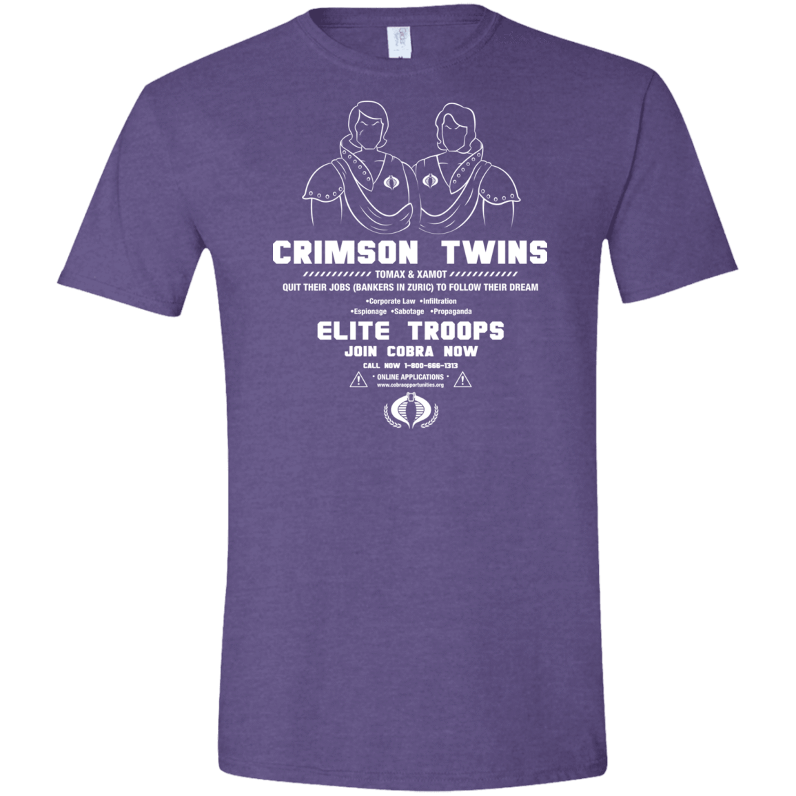 T-Shirts Heather Purple / S Career Opportunities Men's Semi-Fitted Softstyle