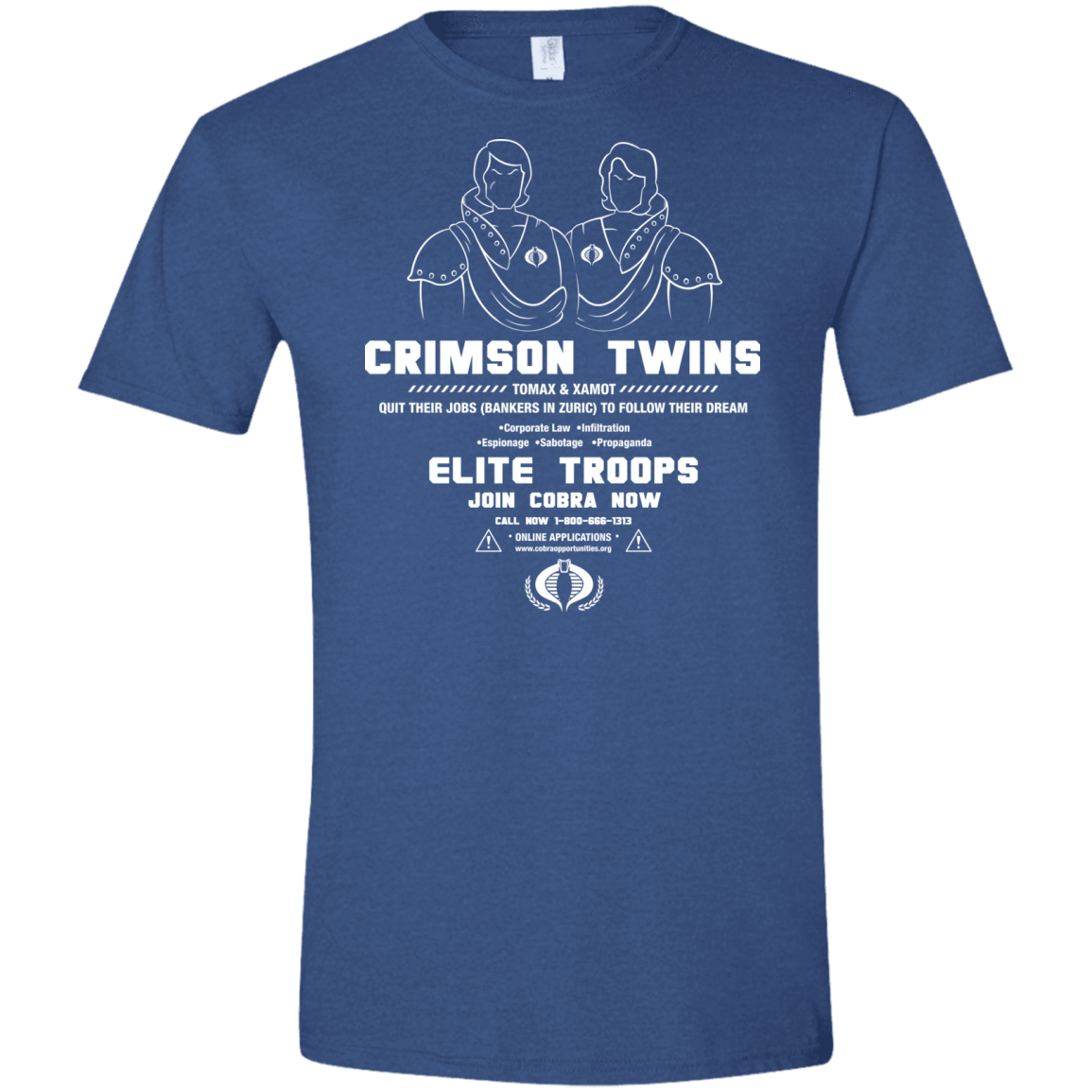 T-Shirts Heather Royal / X-Small Career Opportunities Men's Semi-Fitted Softstyle