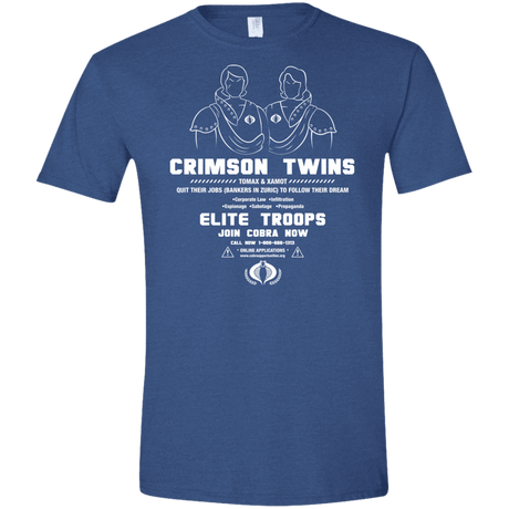 T-Shirts Heather Royal / X-Small Career Opportunities Men's Semi-Fitted Softstyle