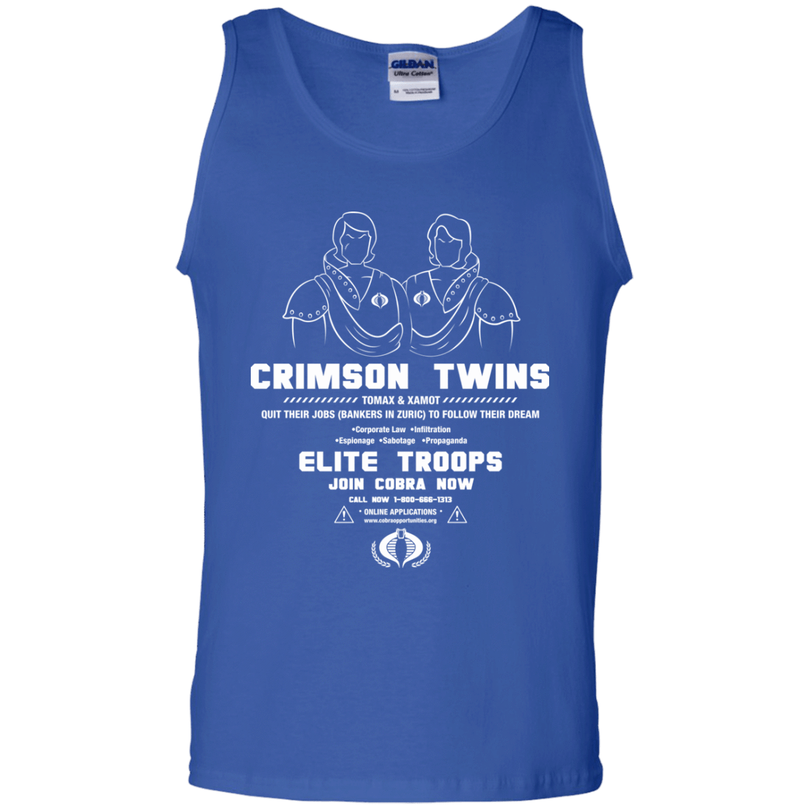 T-Shirts Royal / S Career Opportunities Men's Tank Top