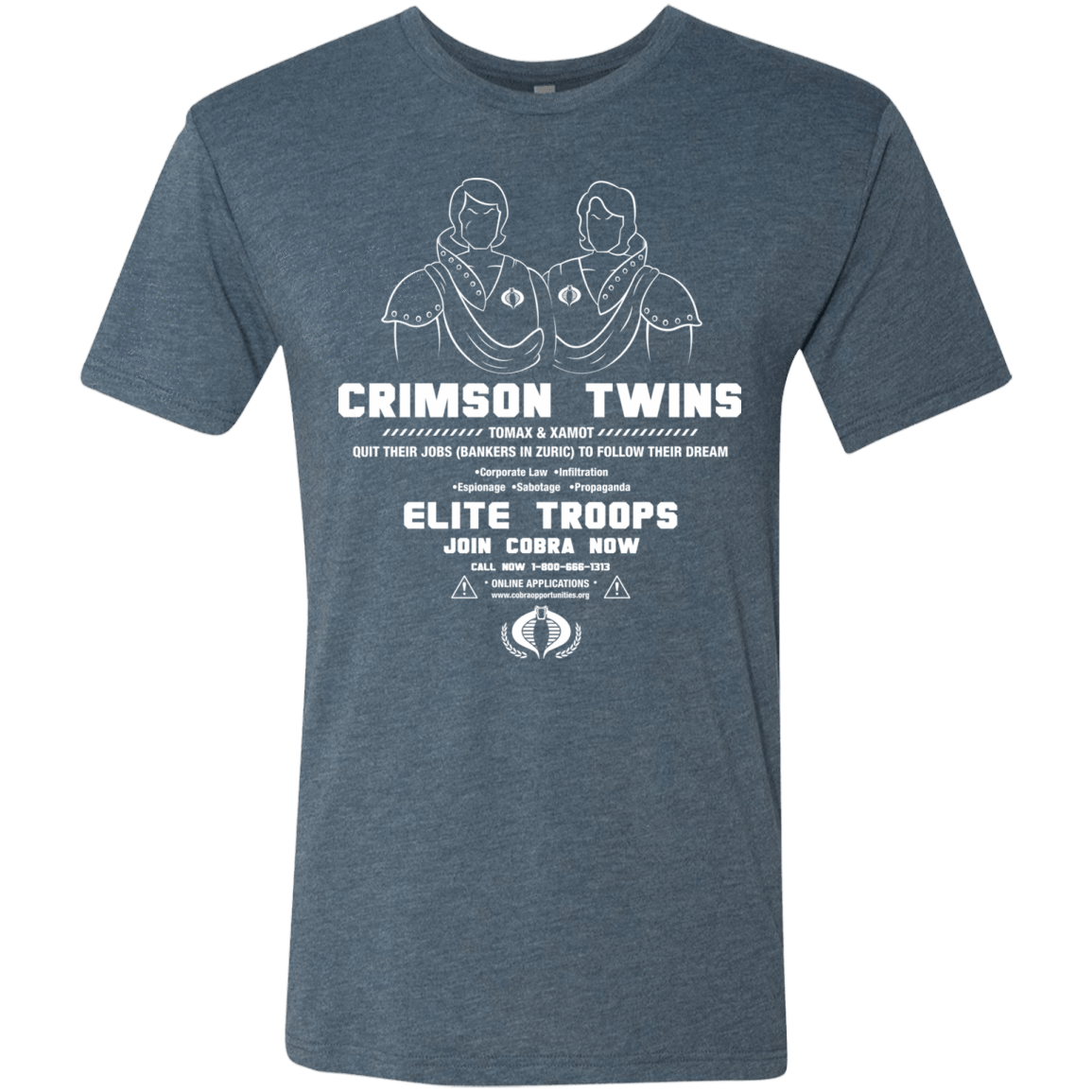 T-Shirts Indigo / S Career Opportunities Men's Triblend T-Shirt