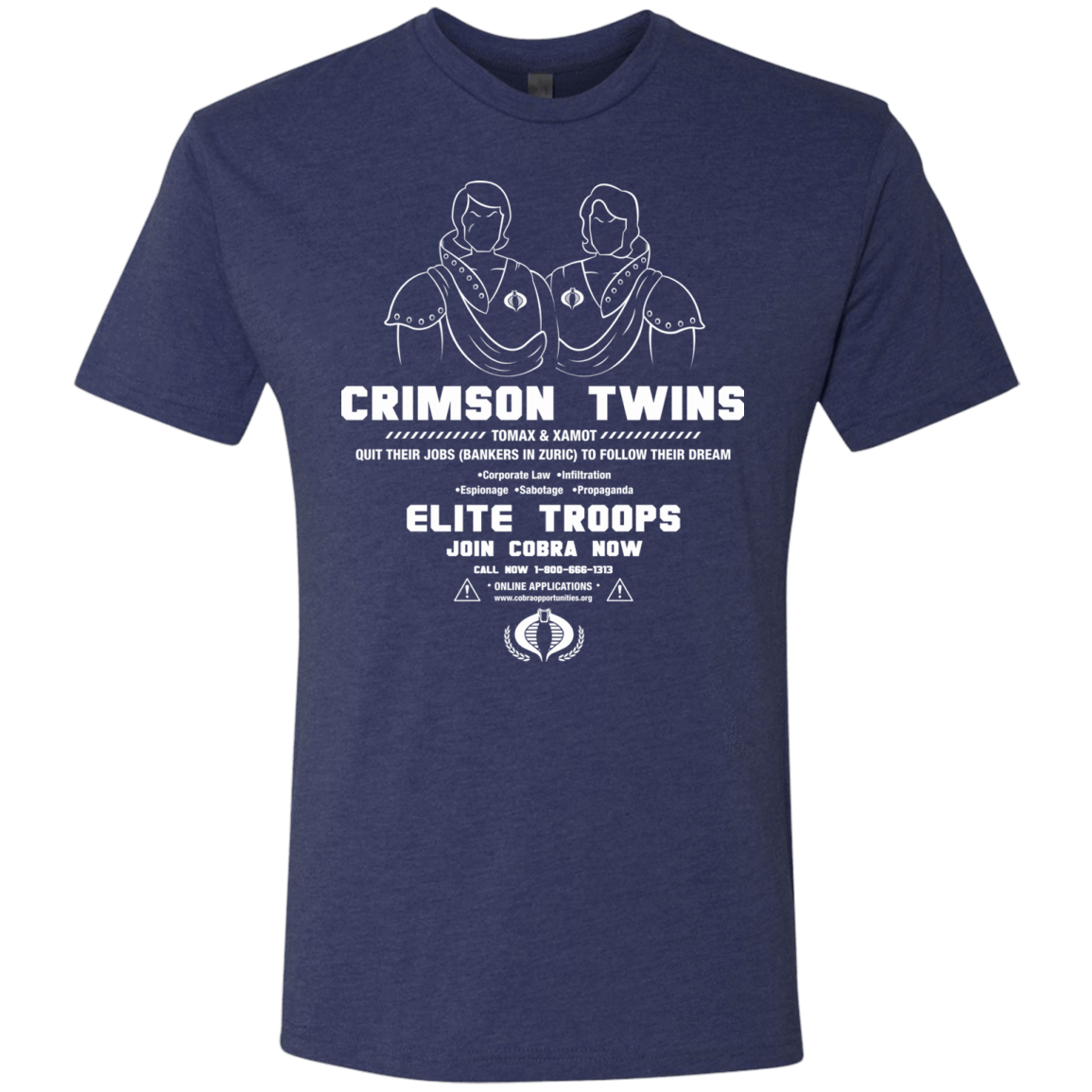 T-Shirts Vintage Navy / S Career Opportunities Men's Triblend T-Shirt