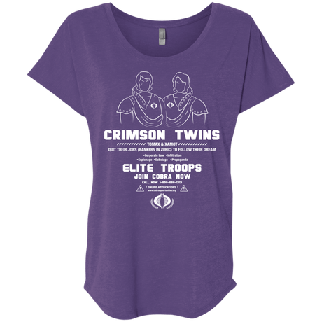 T-Shirts Purple Rush / X-Small Career Opportunities Triblend Dolman Sleeve