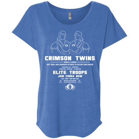 T-Shirts Vintage Royal / X-Small Career Opportunities Triblend Dolman Sleeve