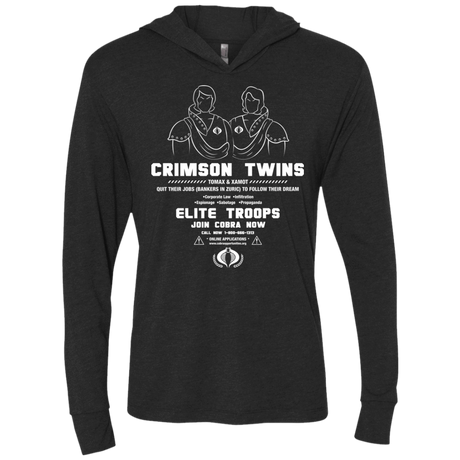 T-Shirts Vintage Black / X-Small Career Opportunities Triblend Long Sleeve Hoodie Tee