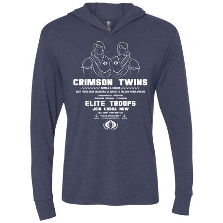 T-Shirts Vintage Navy / X-Small Career Opportunities Triblend Long Sleeve Hoodie Tee