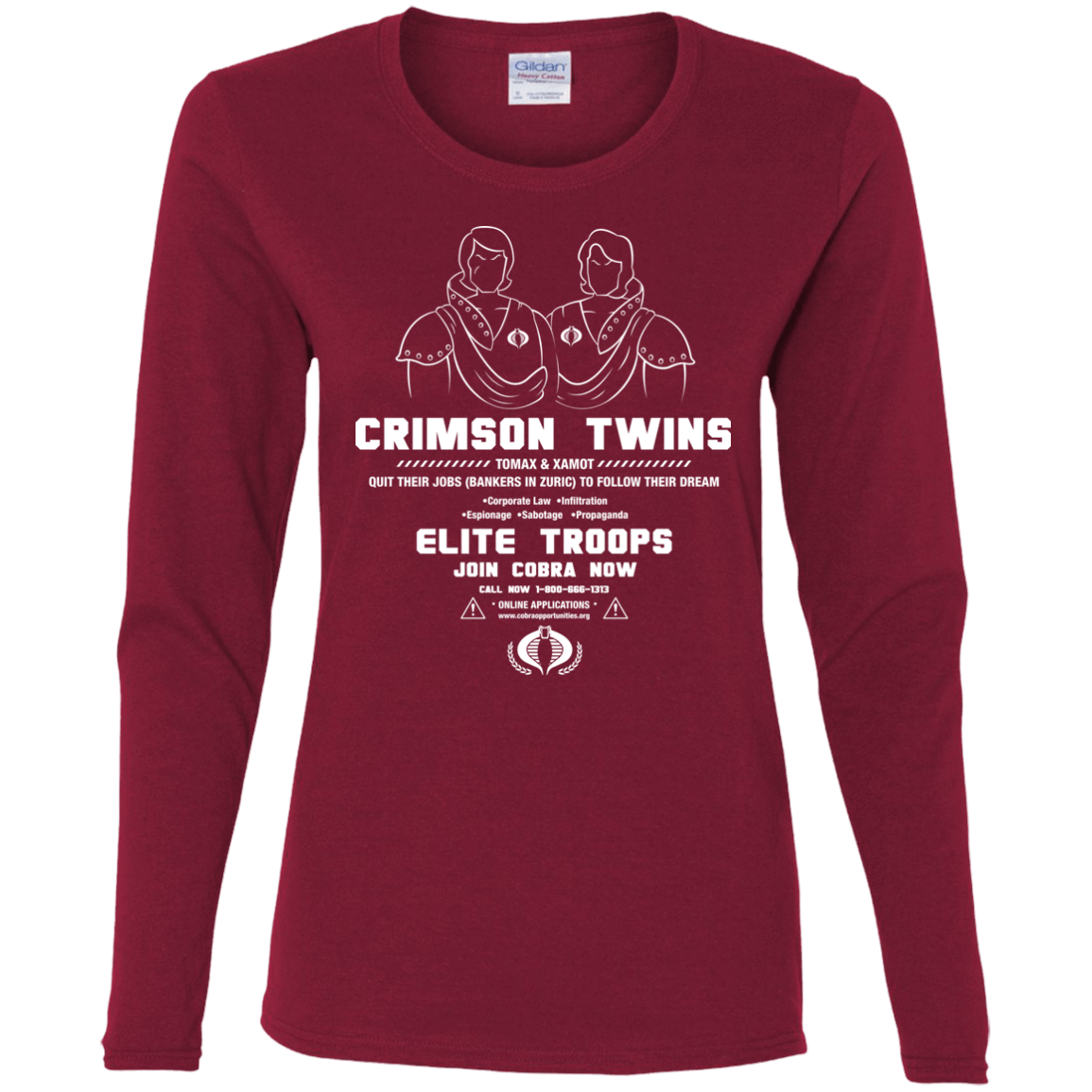 T-Shirts Cardinal / S Career Opportunities Women's Long Sleeve T-Shirt