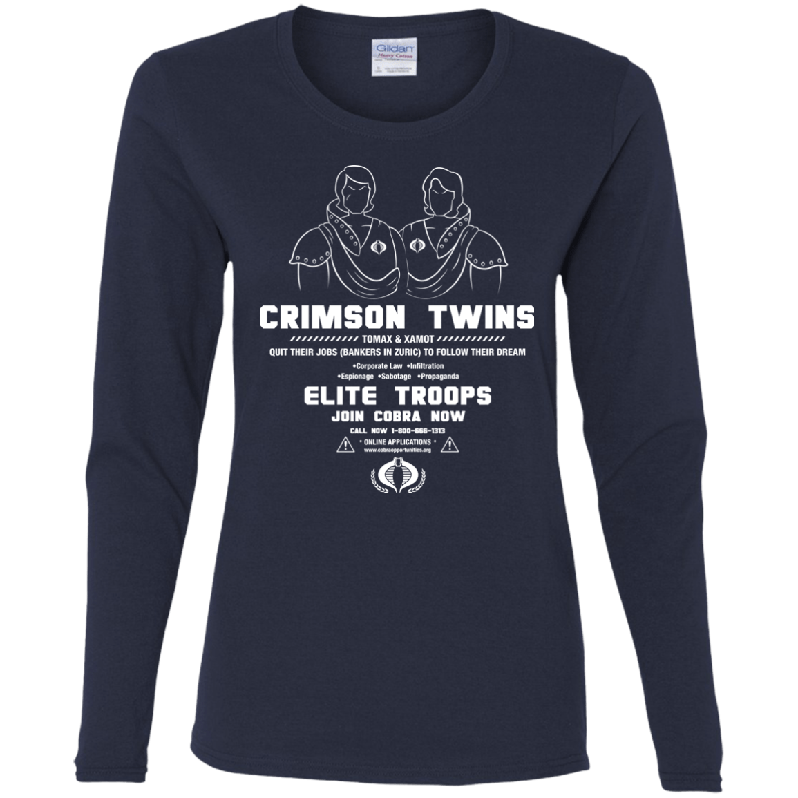 T-Shirts Navy / S Career Opportunities Women's Long Sleeve T-Shirt