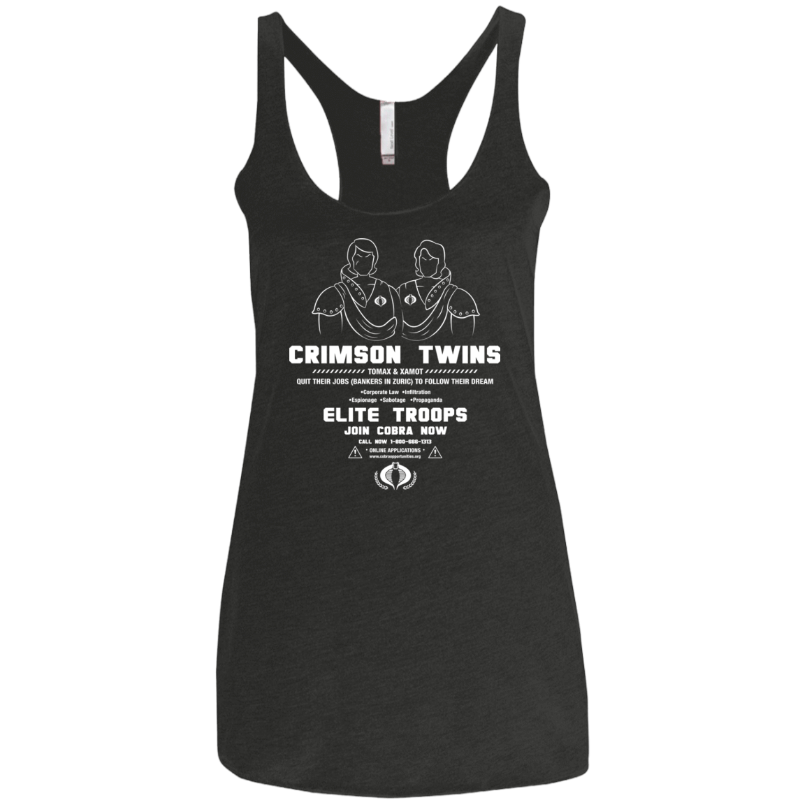 T-Shirts Vintage Black / X-Small Career Opportunities Women's Triblend Racerback Tank