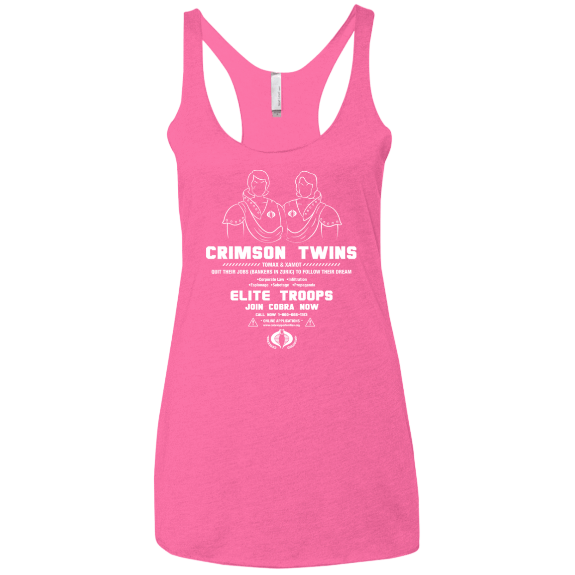 T-Shirts Vintage Pink / X-Small Career Opportunities Women's Triblend Racerback Tank
