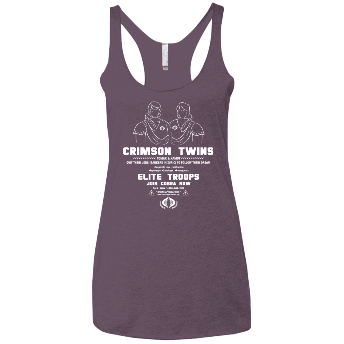 T-Shirts Vintage Purple / X-Small Career Opportunities Women's Triblend Racerback Tank