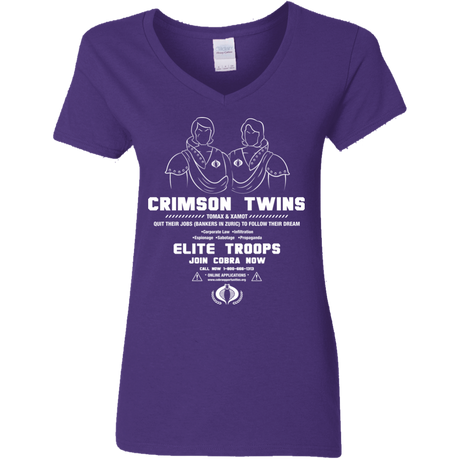 T-Shirts Purple / S Career Opportunities Women's V-Neck T-Shirt