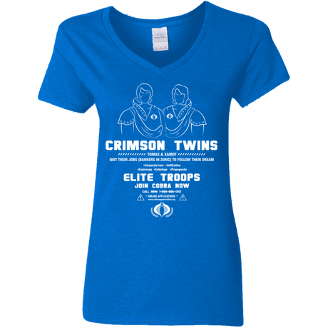 T-Shirts Royal / S Career Opportunities Women's V-Neck T-Shirt