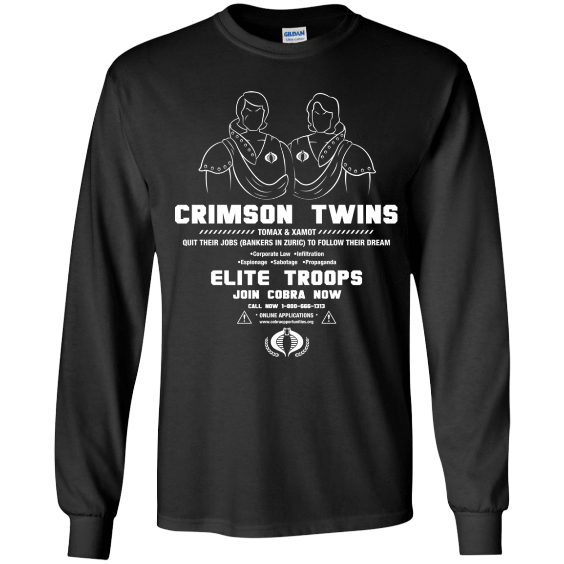 T-Shirts Black / YS Career Opportunities Youth Long Sleeve T-Shirt