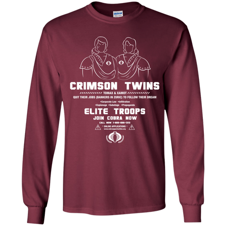 T-Shirts Maroon / YS Career Opportunities Youth Long Sleeve T-Shirt