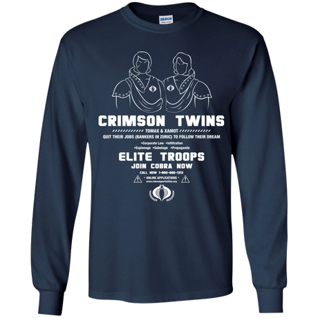 T-Shirts Navy / YS Career Opportunities Youth Long Sleeve T-Shirt