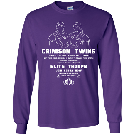 T-Shirts Purple / YS Career Opportunities Youth Long Sleeve T-Shirt