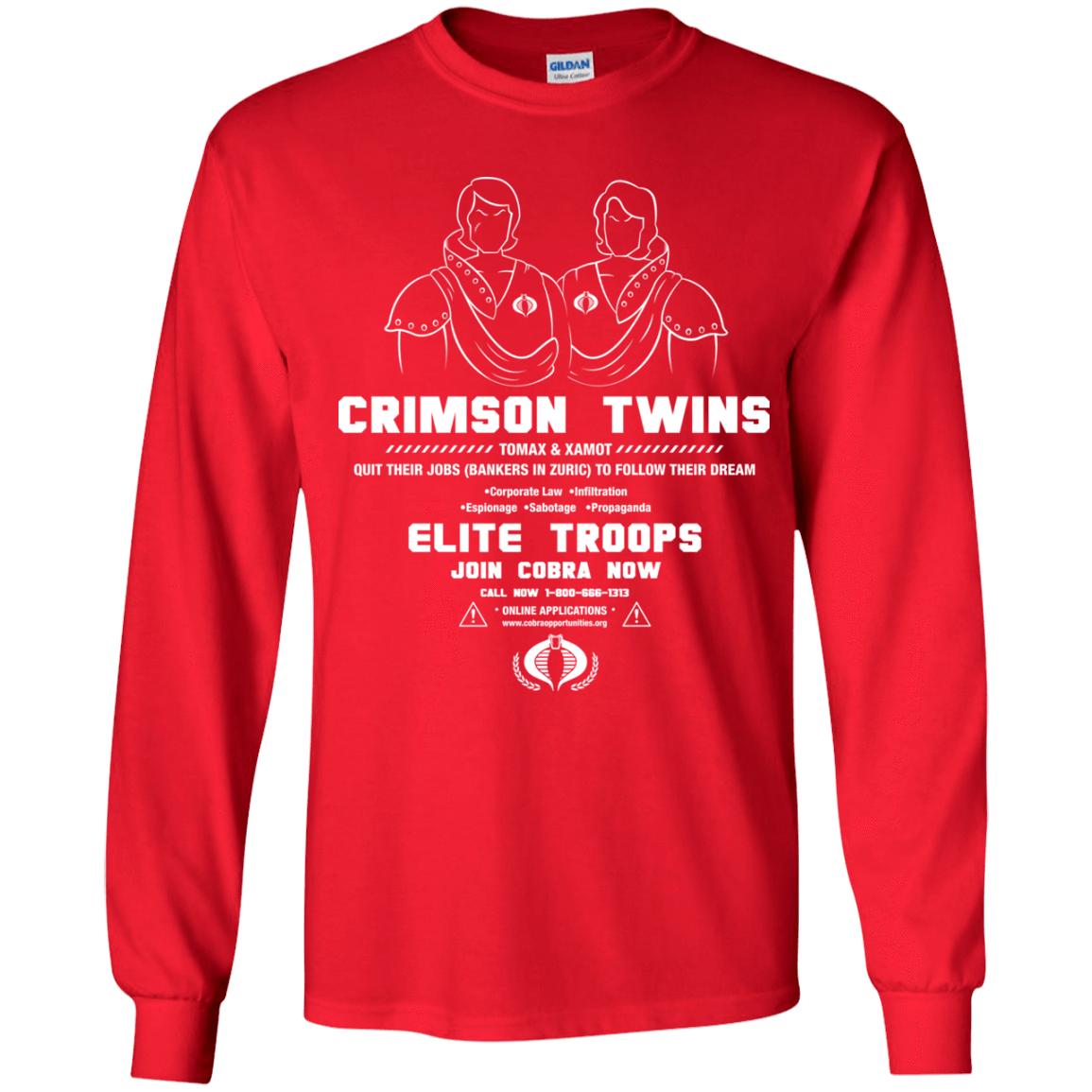 T-Shirts Red / YS Career Opportunities Youth Long Sleeve T-Shirt