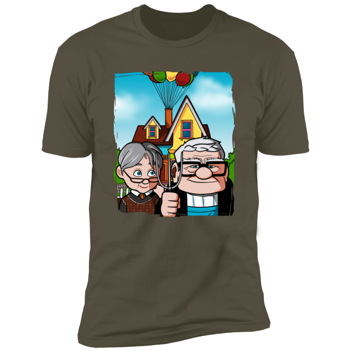 T-Shirts Military Green / S Carl and Ellie Men's Premium T-Shirt