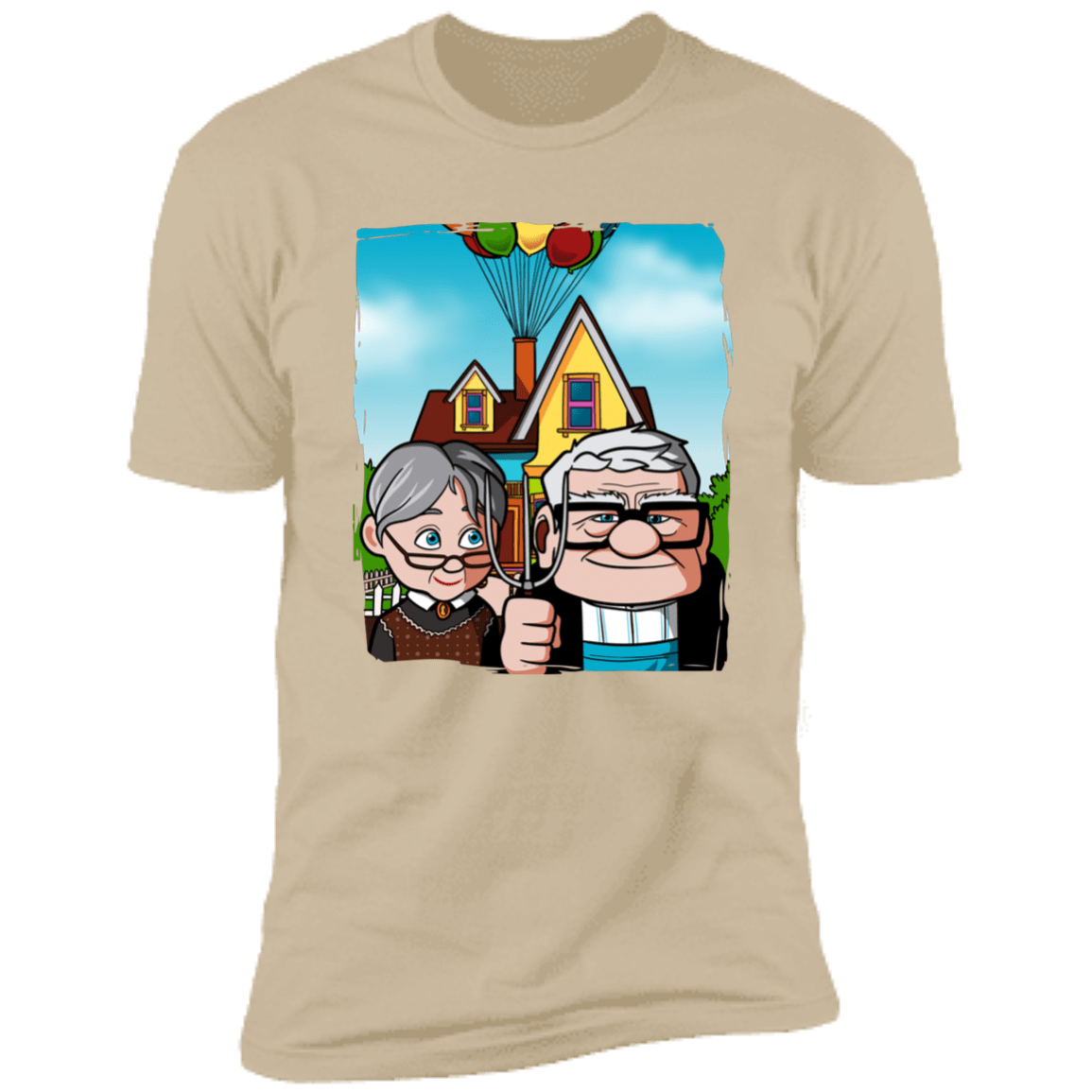 T-Shirts Sand / S Carl and Ellie Men's Premium T-Shirt