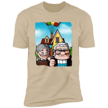 T-Shirts Sand / S Carl and Ellie Men's Premium T-Shirt