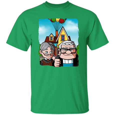 T-Shirts Irish Green / S Carl and Ellie T-Shirt