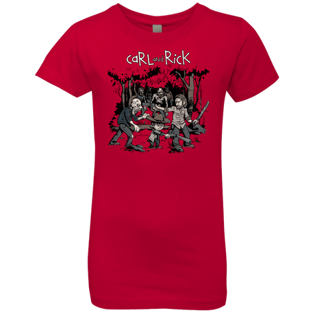 T-Shirts Red / YXS Carl & Rick Girls Premium T-Shirt