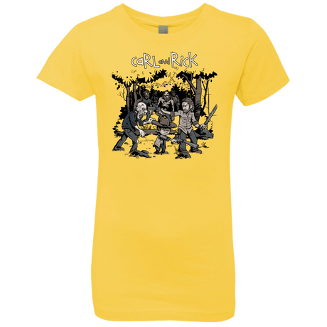 T-Shirts Vibrant Yellow / YXS Carl & Rick Girls Premium T-Shirt