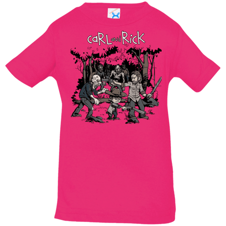 T-Shirts Hot Pink / 6 Months Carl & Rick Infant Premium T-Shirt