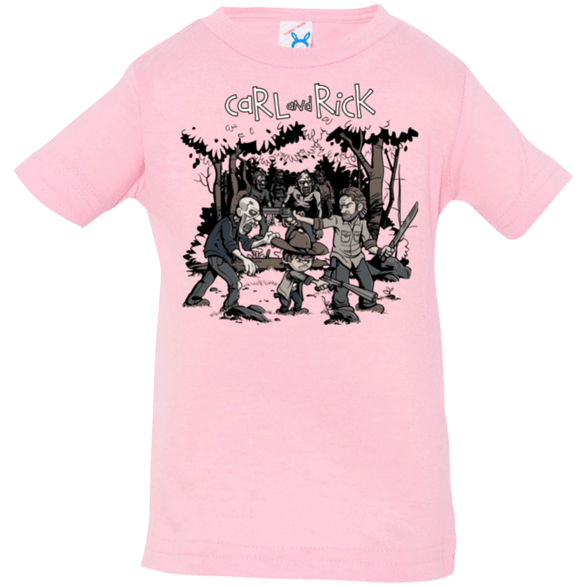 T-Shirts Pink / 6 Months Carl & Rick Infant Premium T-Shirt