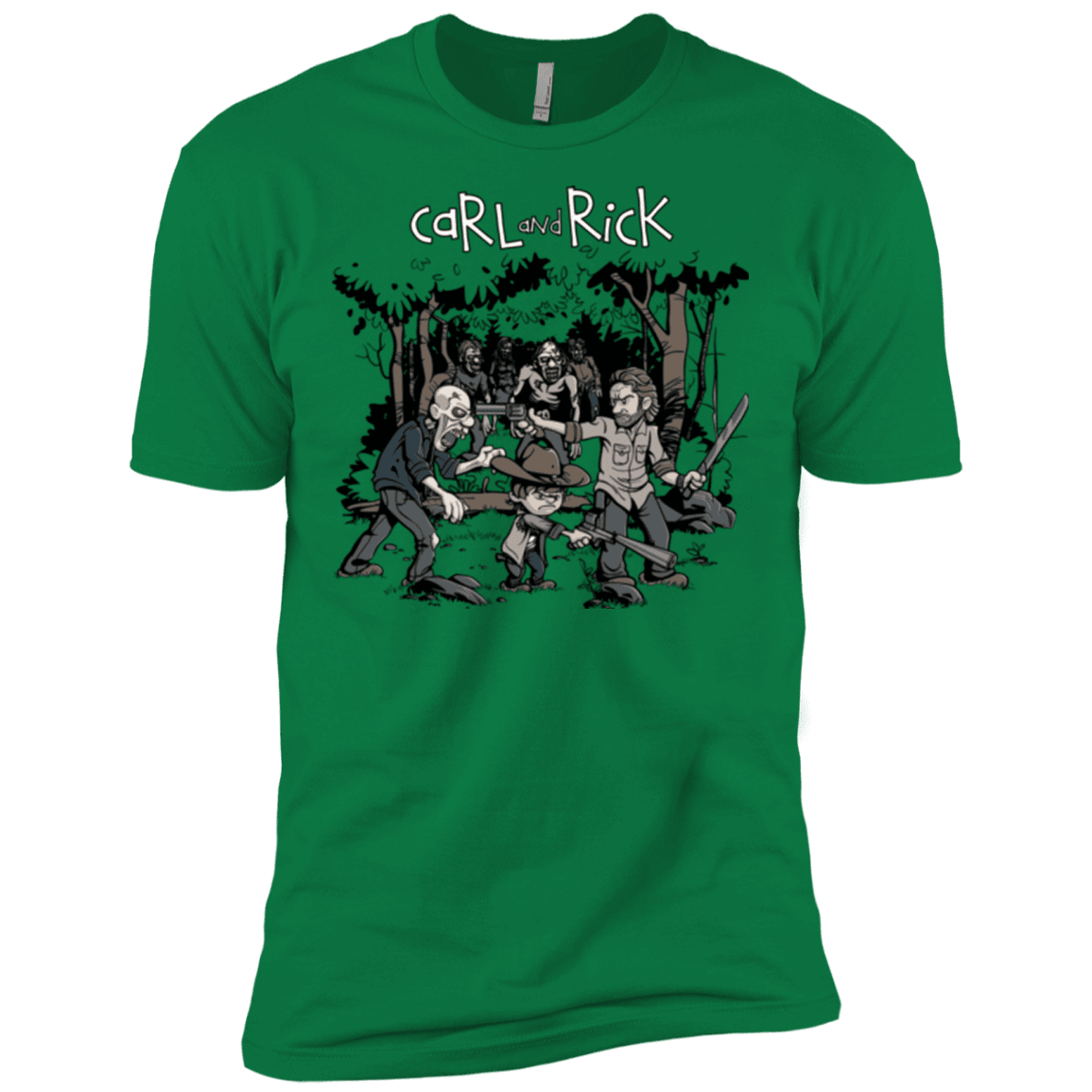 T-Shirts Kelly Green / X-Small Carl & Rick Men's Premium T-Shirt