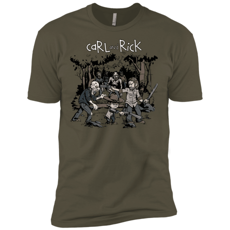 T-Shirts Military Green / X-Small Carl & Rick Men's Premium T-Shirt