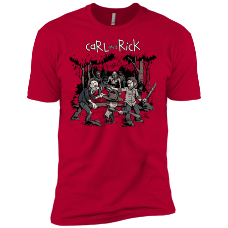 T-Shirts Red / X-Small Carl & Rick Men's Premium T-Shirt