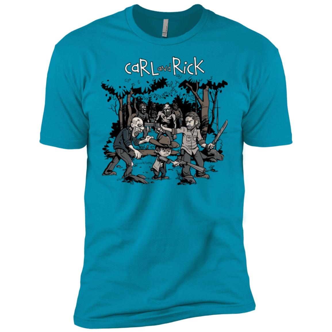 T-Shirts Turquoise / X-Small Carl & Rick Men's Premium T-Shirt