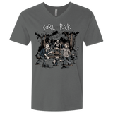 T-Shirts Heavy Metal / X-Small Carl & Rick Men's Premium V-Neck