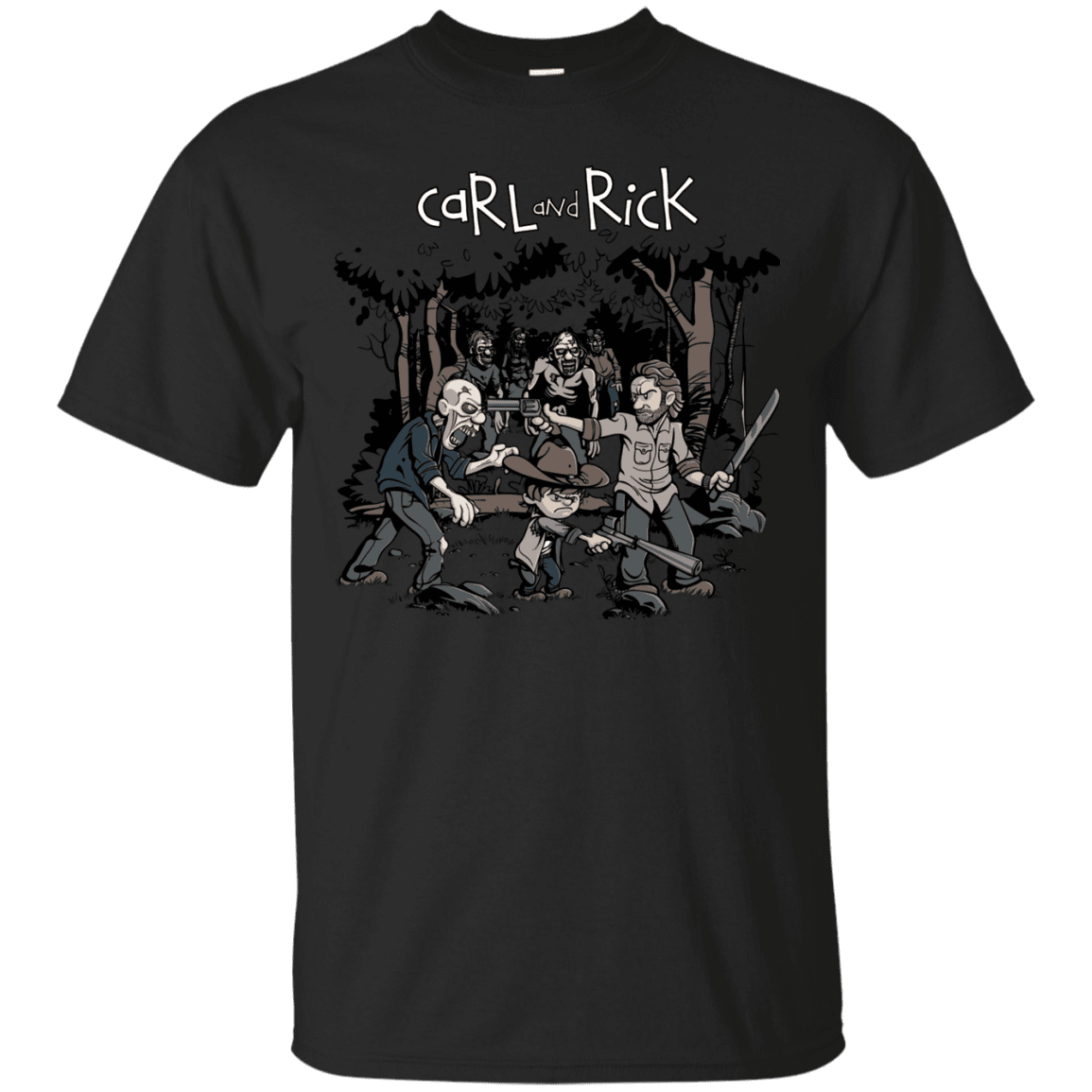 T-Shirts Black / Small Carl & Rick T-Shirt
