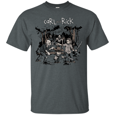 T-Shirts Dark Heather / Small Carl & Rick T-Shirt